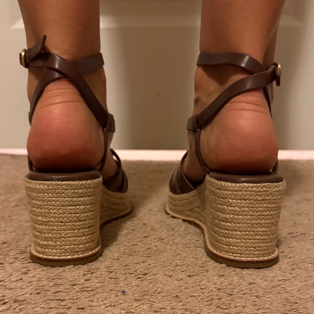 PAIGE Jill Ankle Strap Espadrille Platform Wedge Sandal (Women) - Picture 5 of 9
